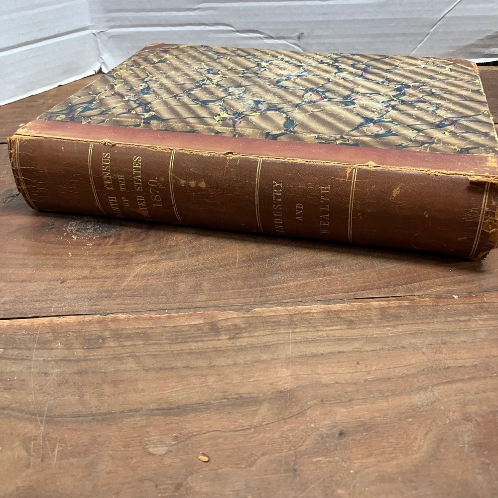 Ninth Census US 1870 Vol III Industry & Wealth Walker 1872 Government Print